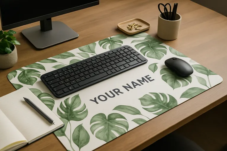 Organiseer je werkplek met gepersonaliseerde bureau onderleggers
